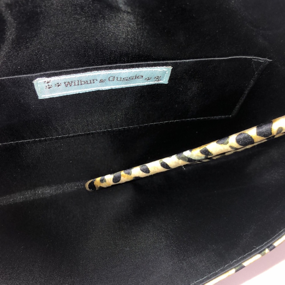 Wilbur & Gussie Leopard Print Clutch - image 5